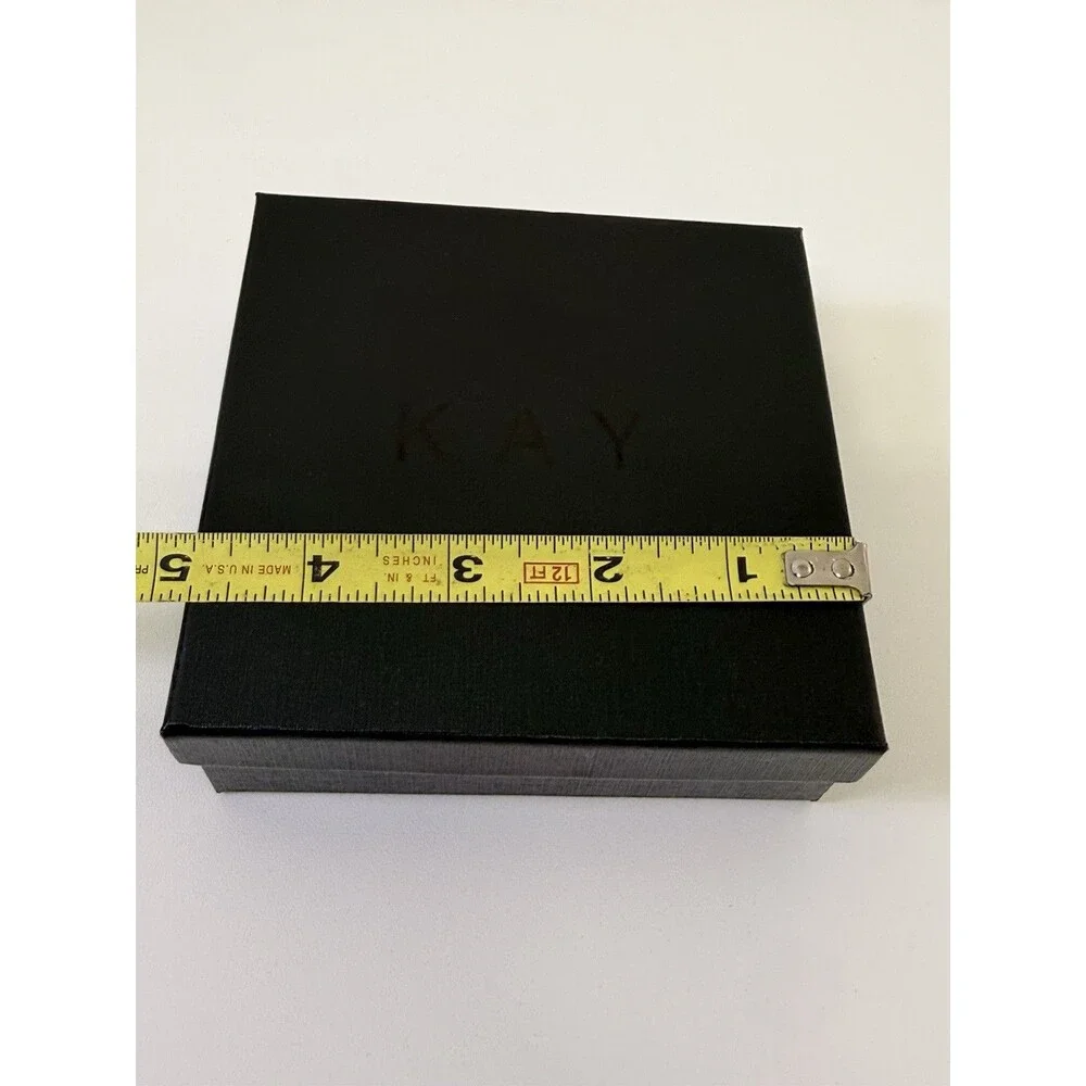 Kay Jewelers Empty Black Presentation Jewelry Box